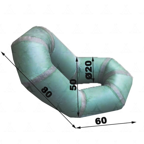 Размеры надувного кресла из резины