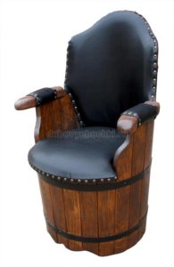 Бочка для изготовления кресла