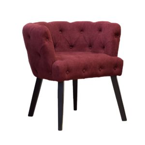 Бордовый цвет современного кресла