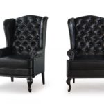 Элегантность и красота черного кресла в интерьере
