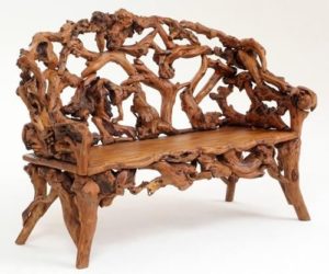Дизайнерское кресло, созданное из коряги