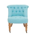 Голубое современное кресло для обустройства дома