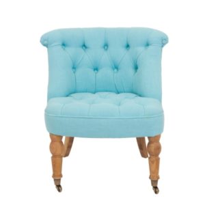 Голубое современное кресло для обустройства дома
