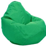 Груша кресло для обустройства дома в зеленом цвете