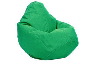 Груша кресло для обустройства дома в зеленом цвете