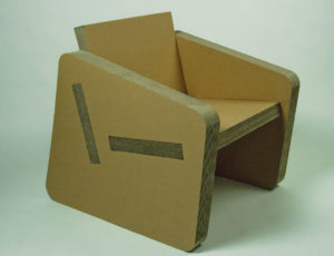 Изготовление своими руками кресла на основе картона