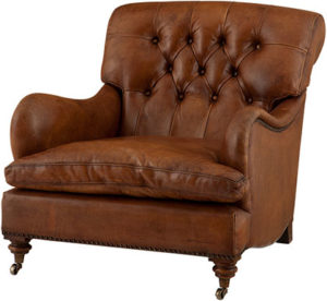 Изящность и богатство коричневого кресла