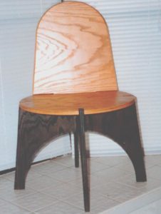 Как использовать ламинат для изготовления кресла