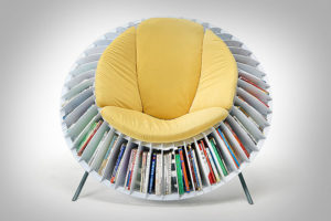 Как создать современное кресло на основе книг