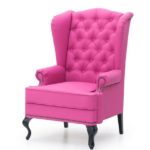 Каминное розовое кресло
