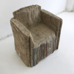 Картонное оригинальное кресло