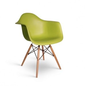 Компактное кресло минимализм из пластика