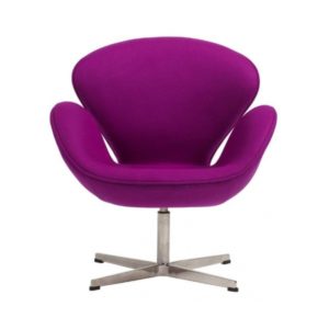 Красивое фиолетовое кресло