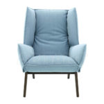 Красивое голубое кресло для дома