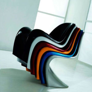 Кресла на основе пластика в оригинальном дизайне