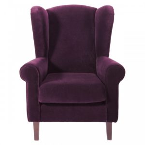 Кресло для дома фиолетового цвета