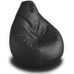 Кресло груша, созданное в черном цвете