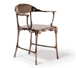 Кресло, изготовленное на основе бронзы