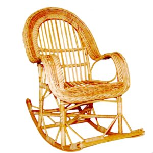 Кресло-качалки плетеные из лозы