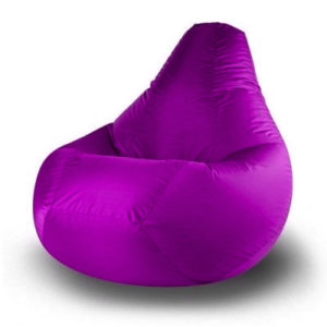 Кресло мешок пурпурного цвета