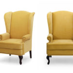 Кресло в желтом цвете