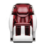 Массажное практичное кресло бордового кресла