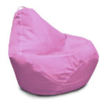 Мешок кресло, оформленное в розовом цвете