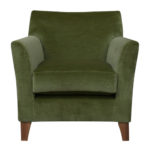 Мягкое кресло в зеленом цвете