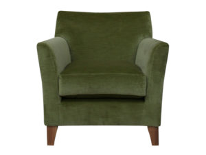 Мягкое кресло в зеленом цвете