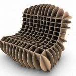 Необычные кресла, созданные из картона