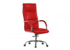 Офисное красное кресло