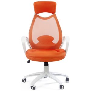 Офисное оранжевое кресло