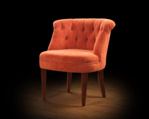 Оранжевая гамма кресла