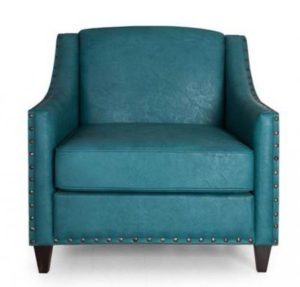 Оригинальное голубое кресло для дома