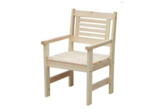 Применение дерева для изготовления кресла