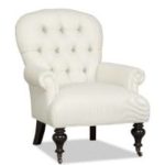 Приятный белый цвет современного кресла