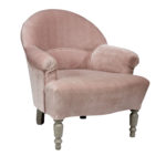 Приятный оттенок розового кресла