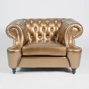 Приятный оттенок золотого кресла