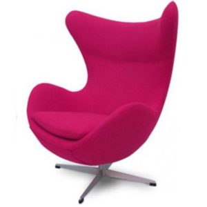 Розовое яйцо-кресло для дома