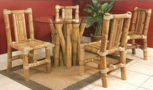 Современные кресла из бамбука