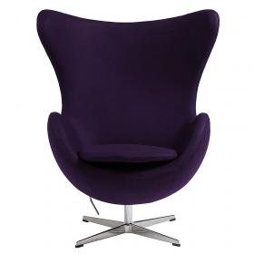 Темно-фиолетовое кресло