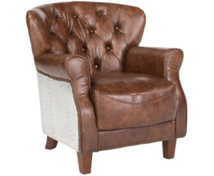 Внешний вид коричневого кресла