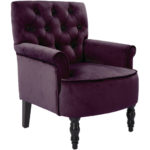 Яркое фиолетовое кресло
