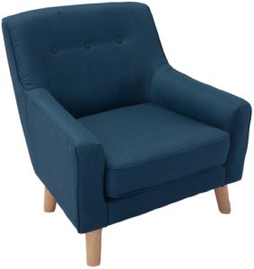 кресло в синем цвете