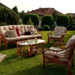 Мебель для сада: три основных материала исполнения